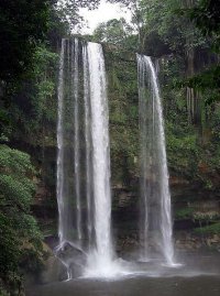 Waterfall close to Aqua Azul