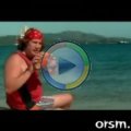 Voyeur am Strand